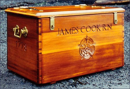 Replica of Captain James Cook's Sea Chest