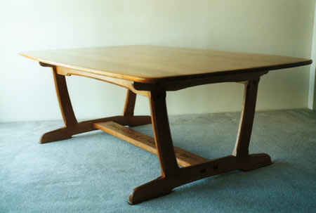 Large Dining Table in White Oak