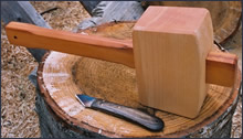 Woodworker's Mallet and Marking Knife